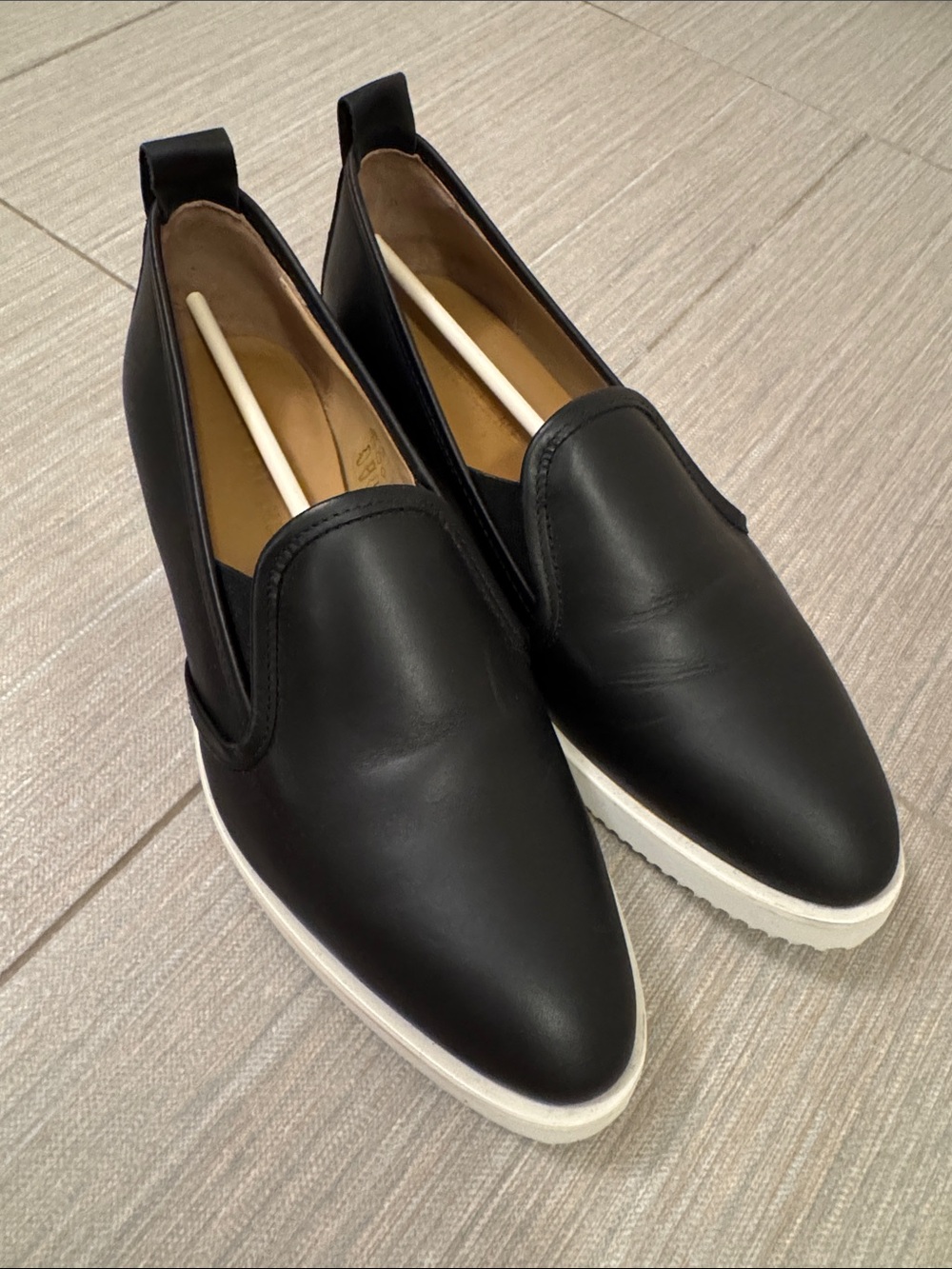 Everlane Black Leather Street Shoe Loafer - BRAND NEW original box, Never Worn
